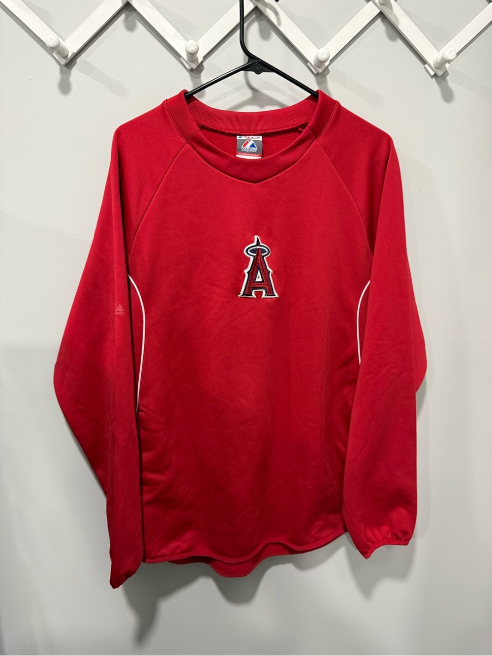 Mens angels baseball pullover size large